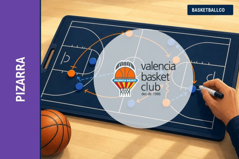 🟠 VALENCIA BASKET | Stagger DHO back to Step Up PnR  de @idonabeitia