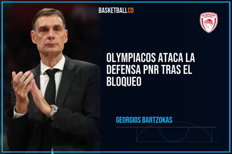 Olympiacos ataca la defensa PnR tras el bloqueo - GEORGIOS BARTZOKAS