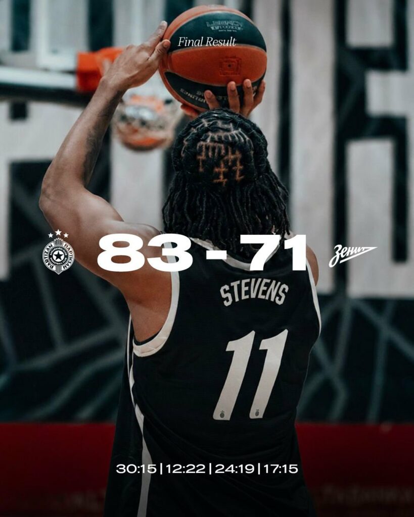 Partizan 83:71 Zenit