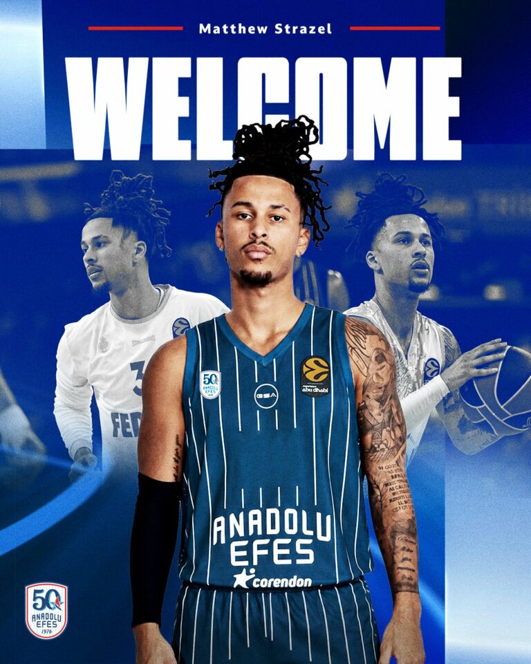 Oficial: Matthew Strazel a l’Anadolu Efes, los datos que confirman como de los mejores bases