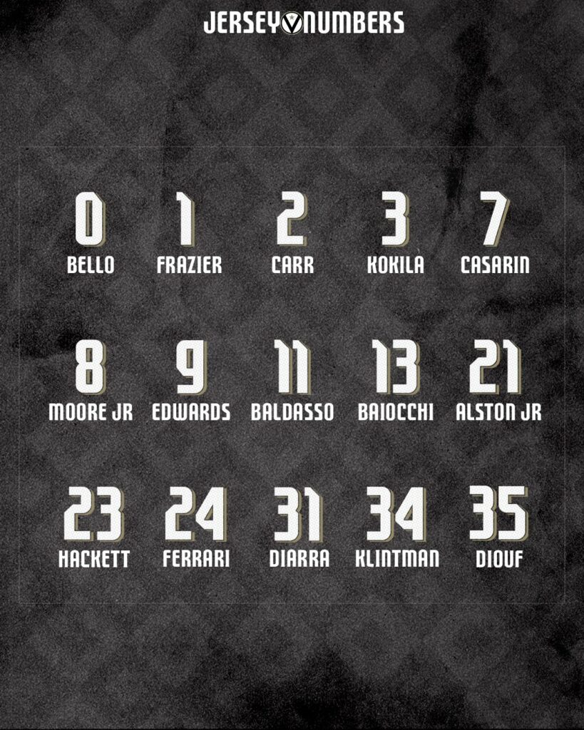 VIRTUS Bologna presenta dorsales y cierra el equipo 26/27