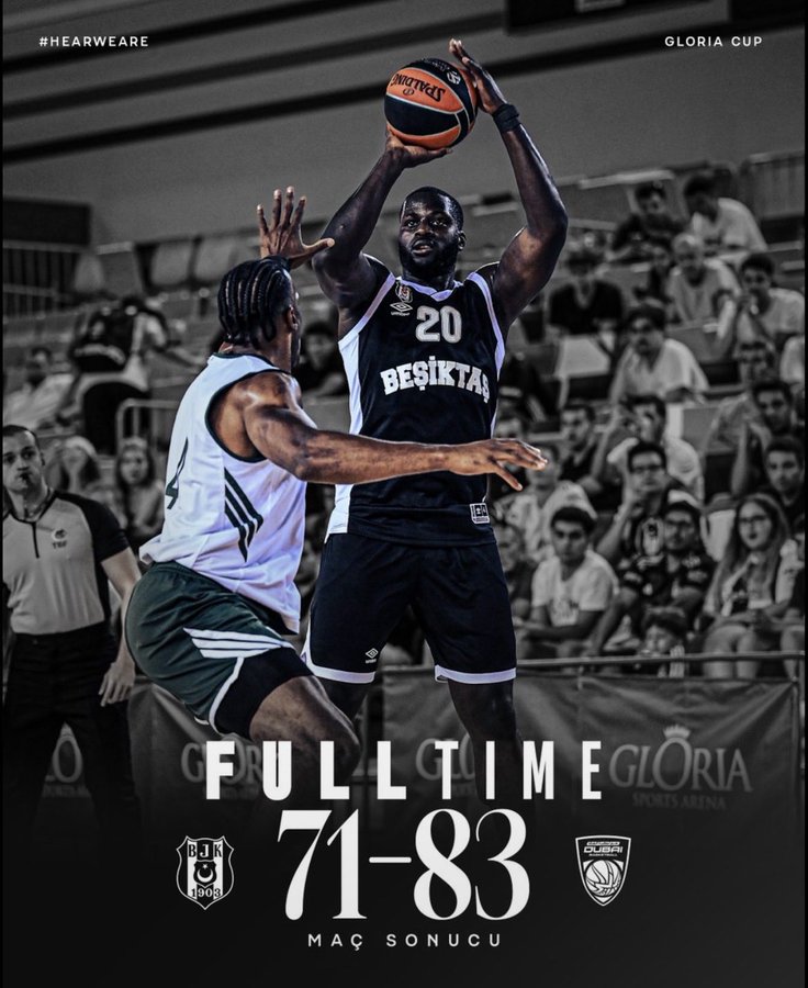 Dubai se impone con autoridad a Besiktas (71-83) en la Gloria Cup.