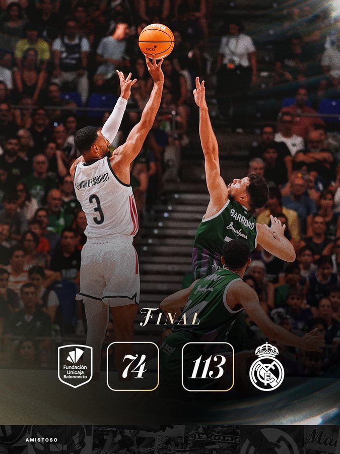 Unicaja 74-113 Real Madrid
