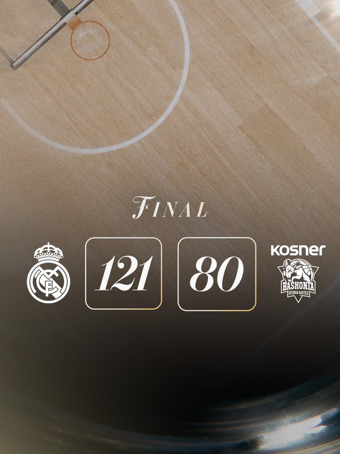 Real Madrid arrolla a Baskonia: Campazzo lidera y Shulga deja una gran primera impresión