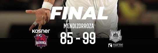 Baskonia 85 – Bilbao Basket 99: Duarte toma el mando de Baskonia.