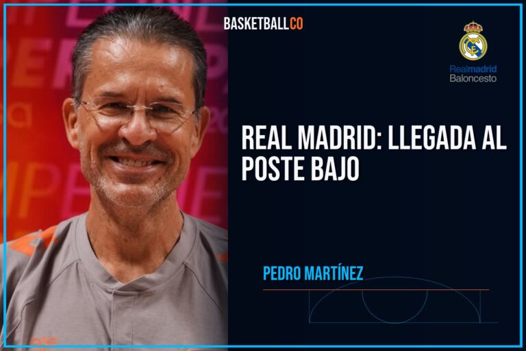 REAL MADRID: Llegada al poste bajo - PEDRO MARTÍNEZ