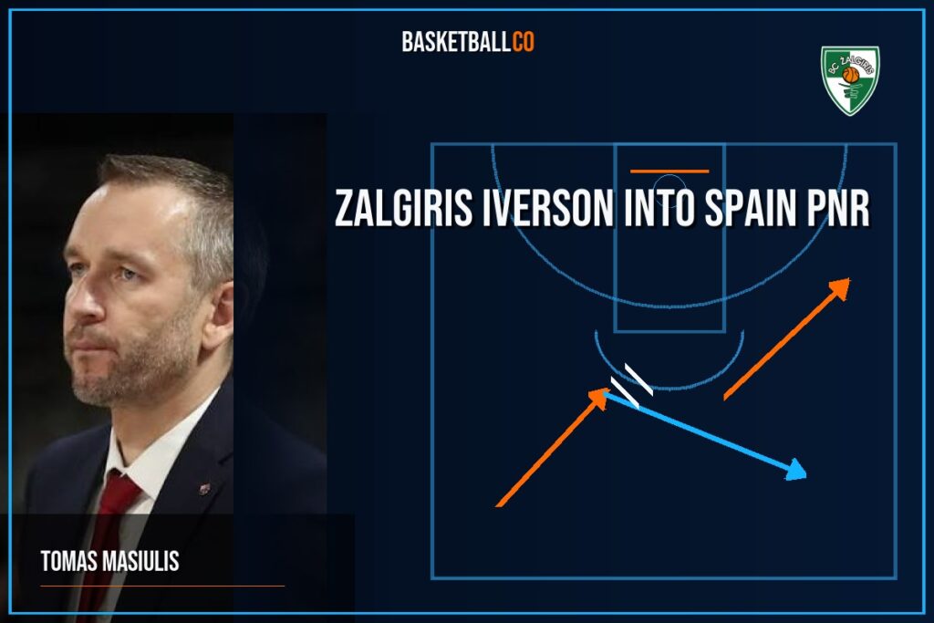 ZALGIRIS IVERSON INTO SPAIN PNR - TOMAS MASIULIS