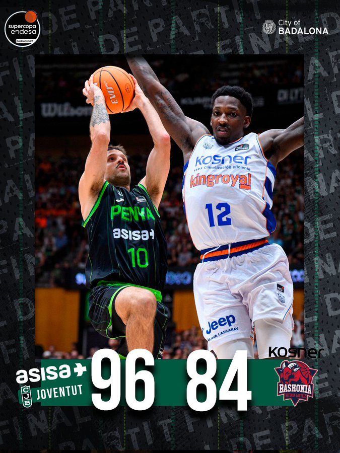 Baskonia: Kobi Simmons lidera con 25 de valoración y Spagnolo vuelve a destacar ante Joventut